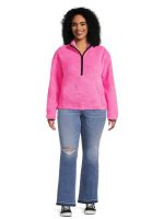 No Boundaries Juniors Plus Size Plush Pullover, Sizes 1X-4X - Image 2