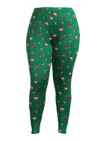 Christmas Women's Plus Size Brushed Leggings from Feeling Festive, 2-Pack, 28” Inseam - Image 5