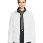 Time and Tru Women's Chevron Puffer Jacket, Sizes XS-3X