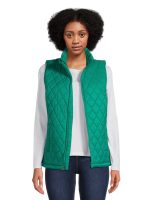 Time and Tru Women's Diamond Core Vest, Sizes XS-3X