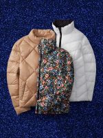 Time and Tru Women's Chevron Puffer Jacket, Sizes XS-3X - Image 2