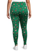 Christmas Women's Plus Size Brushed Leggings from Feeling Festive, 2-Pack, 28” Inseam - Image 3